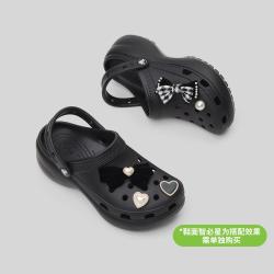 crocs 女士经典云朵老爹鞋拖鞋