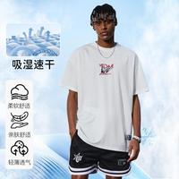 VEIDOORN 运动短袖T恤夏宽松薄款透气跑步训练羽毛球上衣男女