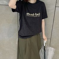 【国内】日本美山MontBell男女棉质T恤防晒短袖圆领2104814