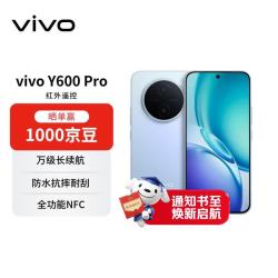 vivo Y600Pro 12+512 浩渺蓝 10200mAh耐超低温蓝海电池 耐久抗摔防水  AI手机