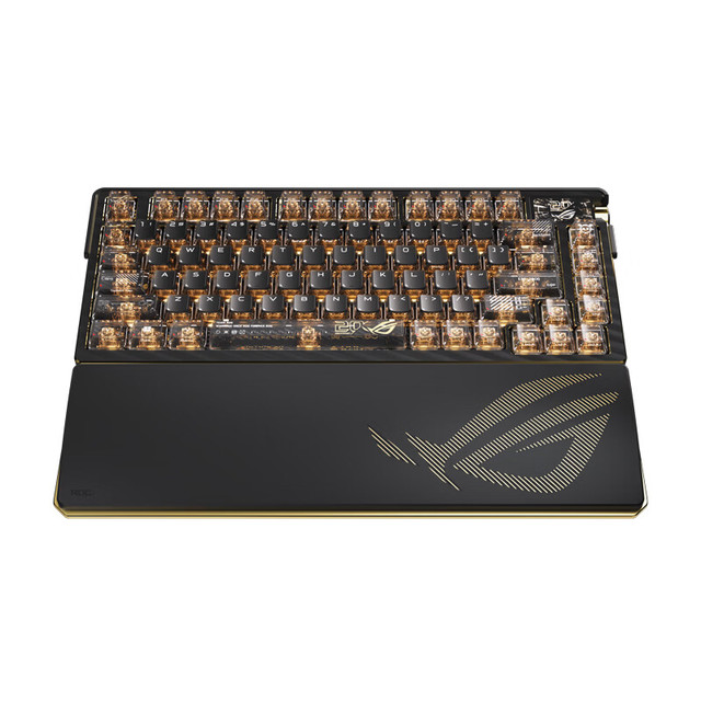 ROG 夜魔Extreme 8K回报率 OLED屏 雪武白轴 75配列机械键盘