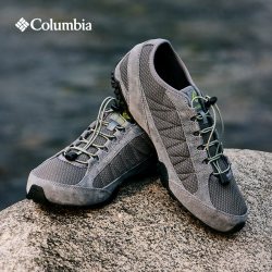 Columbia 26春夏新品 哥伦比亚 户外运动男鞋网面透气防滑登山徒步鞋