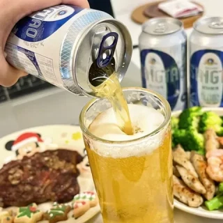 今日必买、值友专享：青岛啤酒 无醇白啤 330mL 24罐 整箱装