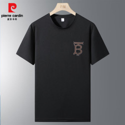 皮尔·卡丹 皮尔卡丹  短袖t恤男士打底衫上衣款 黑色