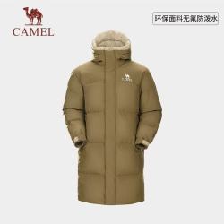 骆驼 户外羽绒服男女中长款鸭绒A13CAPN114 L