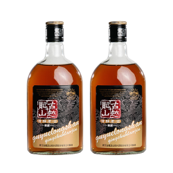 古越龙山 绍兴黄酒 清醇老酒 三年陈花雕酒 500mL*2瓶