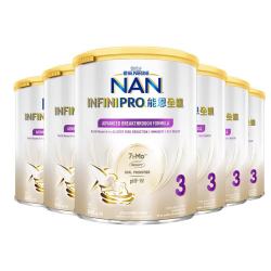 雀巢 Nestle雀巢 升级能恩全护尖峰水解【7HMOs+双益生菌】12-36个月3段800g/罐*6