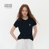 TEENIE WEENIE TeenieWeenie 女士波点圆领短袖T恤 TTRA2664W4B