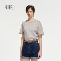 TEENIE WEENIE TeenieWeenie小熊 女士短袖T恤 TTRW2664C9K