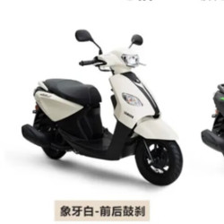 YAMAHA JOGI 125 象牙白色 鼓刹 摩托车