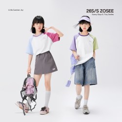 ZOSEE 2026新款女孩大童凉感小冰T