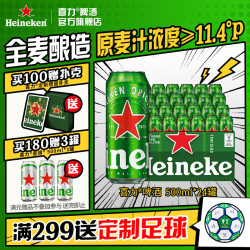 喜力 经典啤酒 500ml*24听