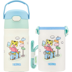 THERMOS 膳魔师 316L不锈钢 巧虎直饮杯 蓝色 350ml 儿童保温杯
