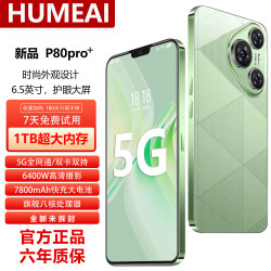 HUMEAI 手机1024G超大内存7800mAh快充长续航骁龙888120HZ高刷 十面 拍照手机 香颂绿 8GB+128GB