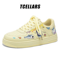 Tcellars 京东直采 全新正品 男女士 2026新款动漫涂鸦板鞋休闲鞋