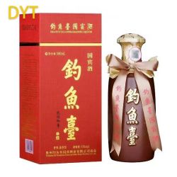 年钓鱼台国宾 53度酱香型白酒 500ml*1瓶礼盒装一代」