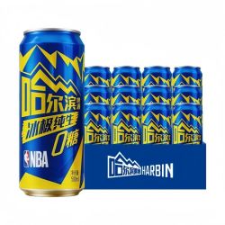 哈尔滨啤酒 哈尔滨 冰极纯生啤酒 0糖 8.0°P 500ml*12听