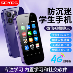 SOYES 索野老师推荐 小初高中学生戒网手机 微信视频孩子学习无游戏 可支付与扫码全网通4G智能 作业帮钉钉9