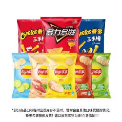 乐事 休闲零食 三军联萌包368g