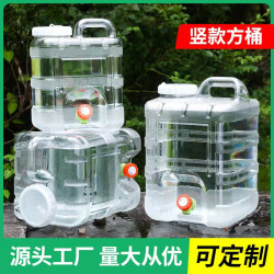 户外露营带水龙头储水桶 功夫茶塑料车载家用饮水桶 纯净矿泉水箱
