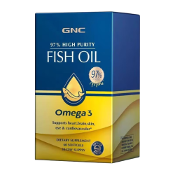 健安喜 皇冠97高纯度鱼油4倍DHA含量omega-3呵护心脑血管 体验装 60粒*1盒