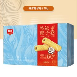 春光 斑斓椰子卷 238g 礼盒装