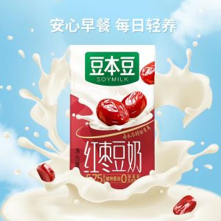 豆本豆 红枣豆奶整箱250ml*24盒营养豆奶早餐奶植物蛋白代餐饮料