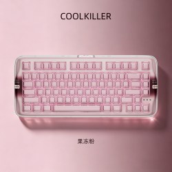 Cool Killer coolkiller CK75SE透明果冻机械键盘三模客制化无线蓝牙游戏电竞