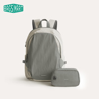BAGSMART 通勤双肩背包男士大容量运动轻行双肩包女旅行出差电脑包