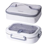 LOCK&LOCK 316L不锈钢保温餐盘 1.5L附赠便当包