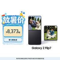 三星 Galaxy Z Flip7 256GB升杯512GB 4.1英寸超大外屏 AI折叠屏手机 5000万像素 秘影黑