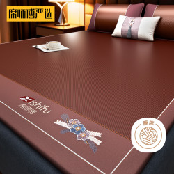 席师傅严选 雪檀静雅藤席凉席夏季家用双人三件套120*200