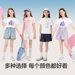 巴拉巴拉 童装儿童牛仔裤短裤2026夏薄款女童裤子休闲