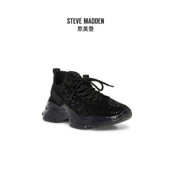 STEVE MADDEN 思美登MAXIMA-R春夏度假出游仿钻厚底老爹鞋女鞋