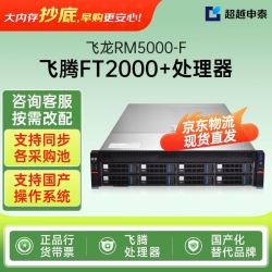 超越申泰 飞龙RM5000-F国产信创服务器可控FT2000+丨32G内存丨4T SATA硬盘丨2G阵列丨4千丨试用版麒麟V10