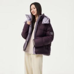 坦博尔 百搭连帽加绒加厚极寒羽绒服 可脱卸帽