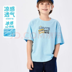 Levi's 凉感透气 儿童短袖T恤