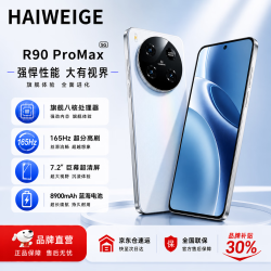 HAIWEIGE 官方正品手机2026新款上市R90ProMax 1TB大内存8900mAh长续航快充1亿像素165Hz游戏高刷2K超清