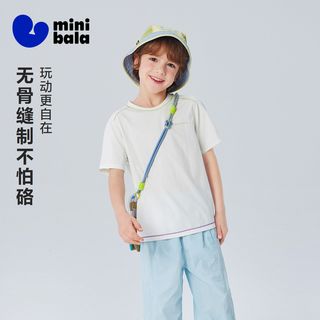 迷你巴拉巴拉 儿童速干短袖T恤