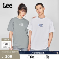 今日必买：Lee 【Logo百搭】圆领Logo短袖T恤 休闲宽松百搭半袖
