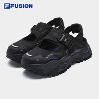百亿补贴：FILA FUSION硬糖凉鞋夏季厚底鞋沙滩轻便透气运动鞋T12W421403F
