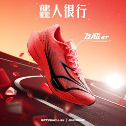 361° 飞飚 ET 专业竞速训练男子跑鞋 672512216F-4 桃花韵 40.5