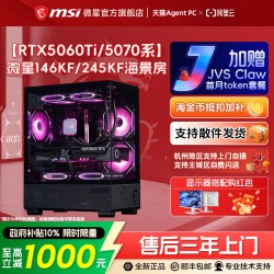 微星 高性能 游戏主机 RTX5060Ti显卡 RTX5070显卡