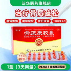 康辰 沃华康辰骨疏康胶囊0.32g*40粒骨质疏松补肾益气活血壮骨腰膝酸软