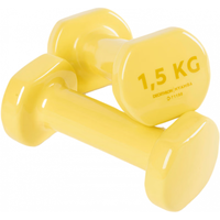 DECATHLON 迪卡侬 Halteres Pvc 哑铃 明黄色 1.5kg*2