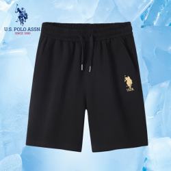 U.S. POLO ASSN. 男士短裤 夏季透气柔软舒适宽松休闲日常百搭