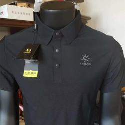 凯乐石 薄荷顶级轻奢三标齐全立体硅胶标速干POLO衫男士薄款透气翻领商务短袖
