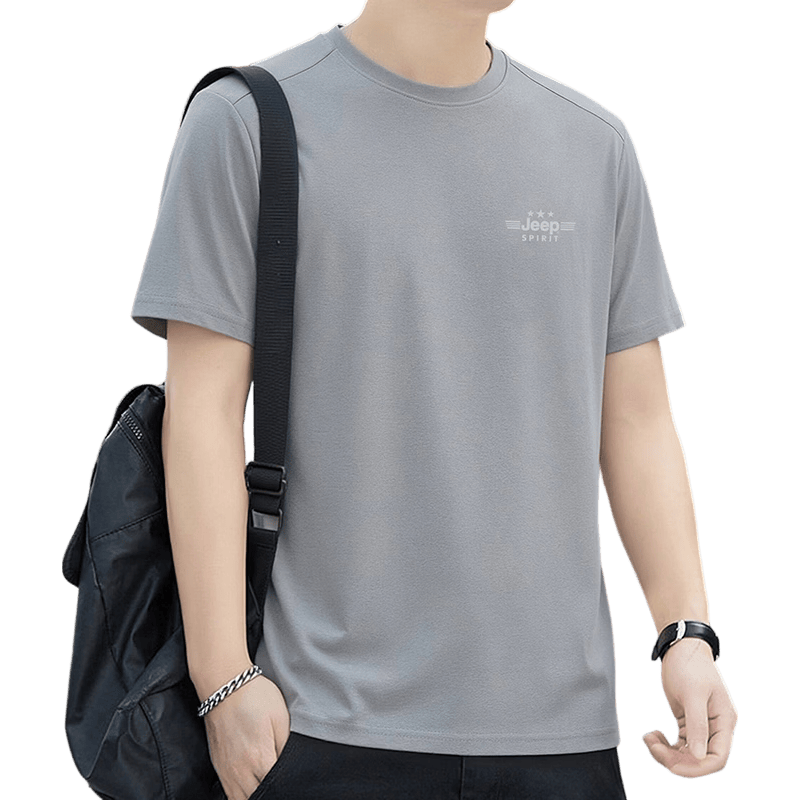 JEEP SPIRIT 吸汗透气 男士短袖T恤