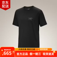 ARC'TERYX Kragg SL系列Cotton 男子户外休闲纯棉透气鸟标印花圆领短袖T恤衫