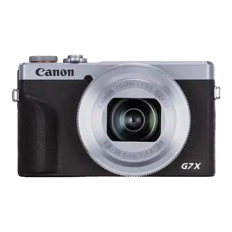 佳能 PowerShot G7X Mark III 数码相机 银色